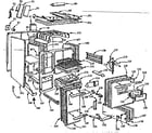 Kenmore 103760610 body section diagram