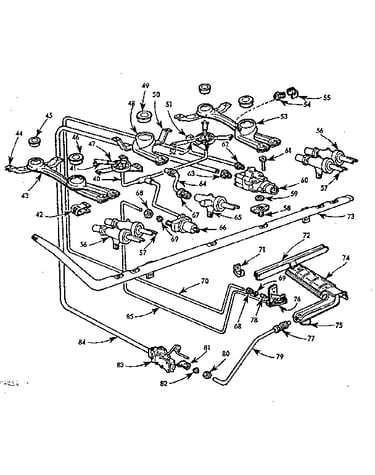 Burner section