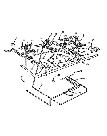 Burner section