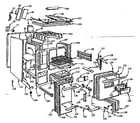 Kenmore 103761610 body section diagram
