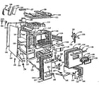 Kenmore 103766611 body section diagram