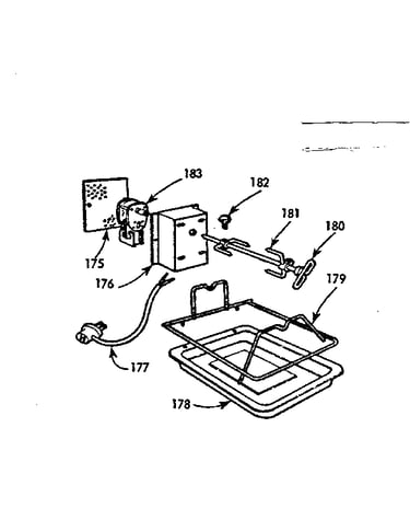 Optional equipment-oven rotisserie