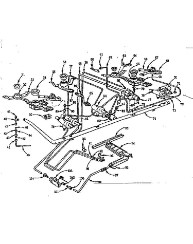 Burner section