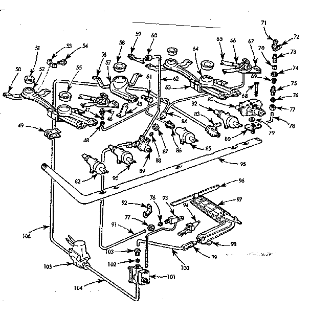 Burner section