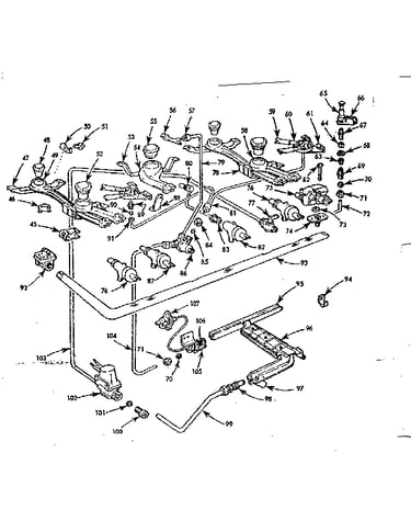 Burner section