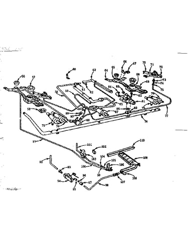 Burner section