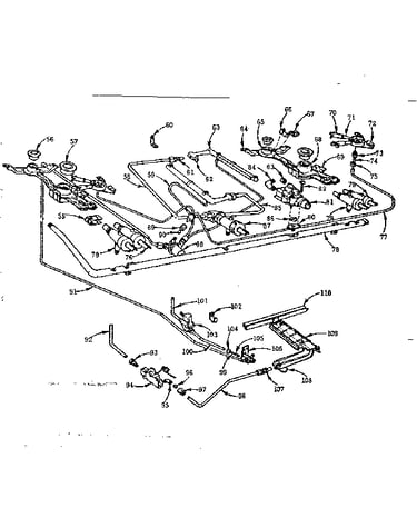 Burner section