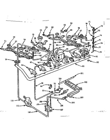 Burner section
