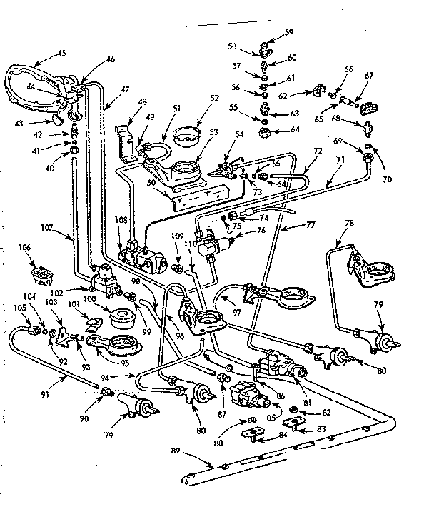Burner section