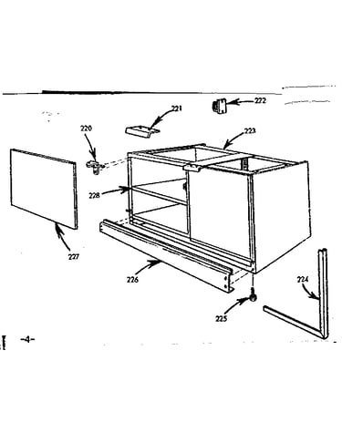 Base cabinet no. 96654