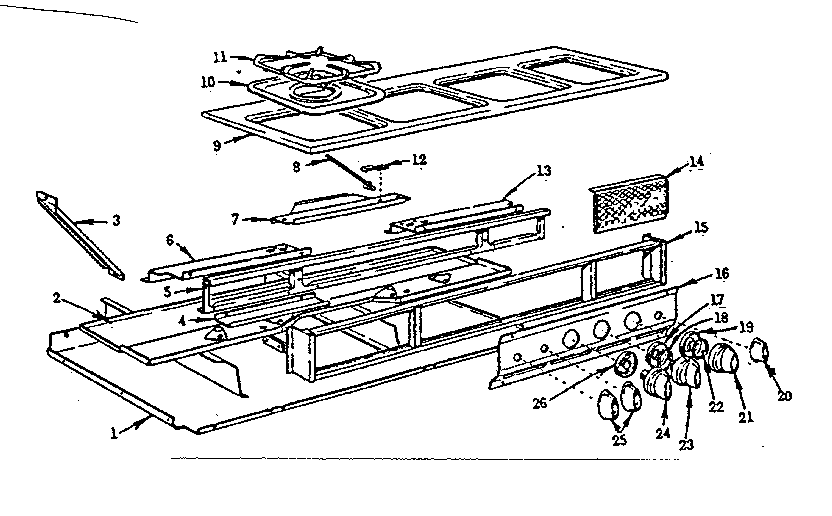 Main top & bottom section
