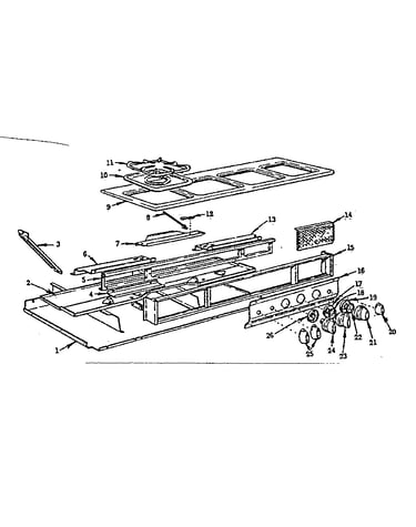 Main top & bottom section