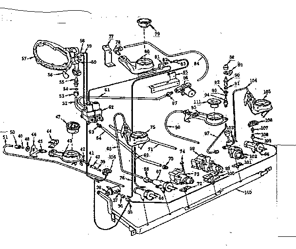 Burner section