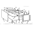 Kenmore 103796620 base cabinets diagram