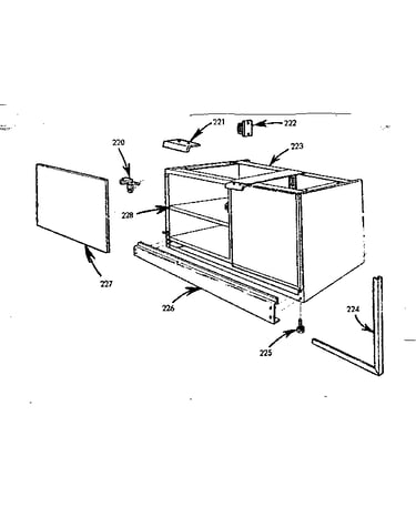 Base cabinet-model number 96654