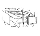 Kenmore 103796624 base cabinet diagram
