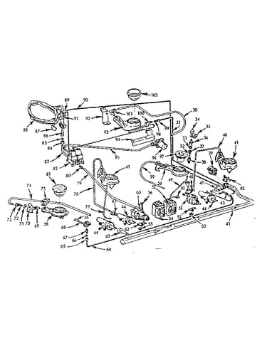 Burner section