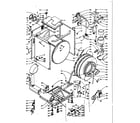 Kenmore 1106109804 base and tank assembly diagram