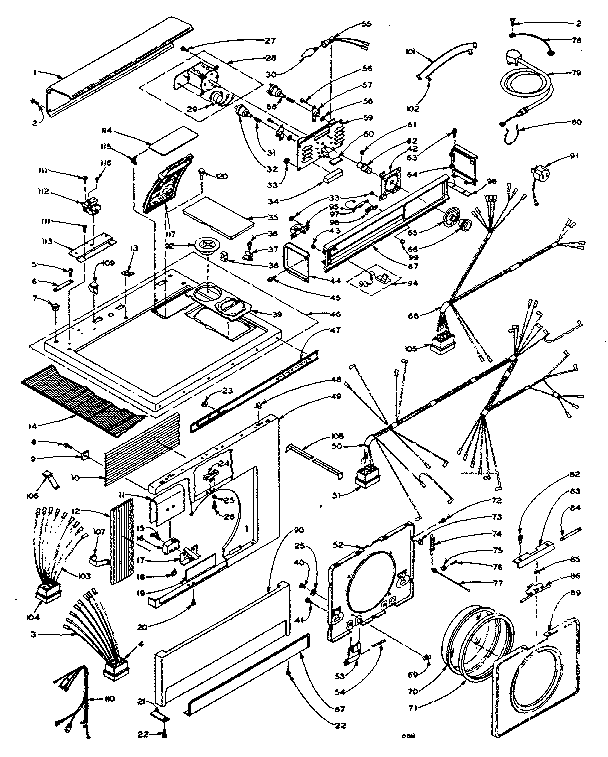 Top and front assembly