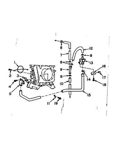 Blower inlet flush accessory