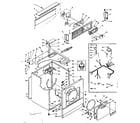 Kenmore 1106207705 machine sub-assembly diagram