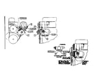 Craftsman 58031060 universal piggy back mounting kit for v-8 & 6 cyl. engines diagram