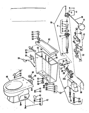 Sears air-o-magic toilet