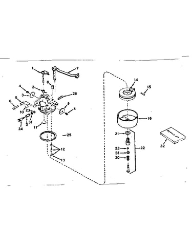 Carburetor no. 631535
