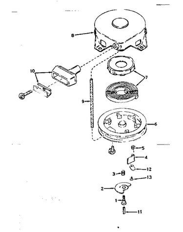 Rewind starter no. 590473