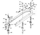 Craftsman 58031380 engine - generator mounting base diagram