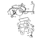 Craftsman 62720191 gear cover and oil base group diagram