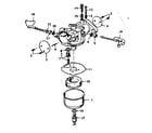 Craftsman 62720191 carburetor parts group diagram