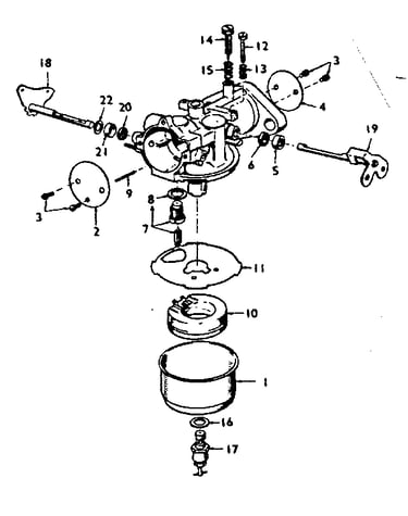 Carburetor parts group