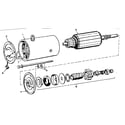 Craftsman 62720193 starting motor parts group diagram