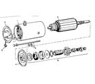 Craftsman 62720192 starting motor parts group diagram