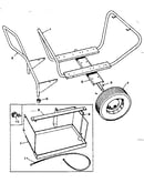 Carrying frame, dolly, and battery group
