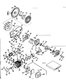 Cylinder /crankshaft and rewind starter