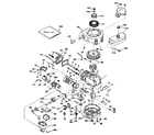 Lauson LAV30-3049OK basic engine diagram