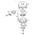Lauson LAV30-3049OK rewind starter no. 590420 diagram