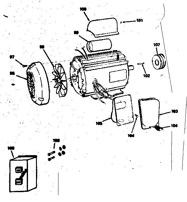 2 h.p. motor