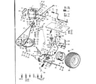 Craftsman 91725710 drive assembly  and engine diagram