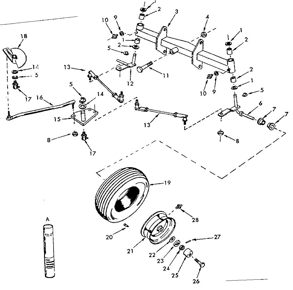 Front axle