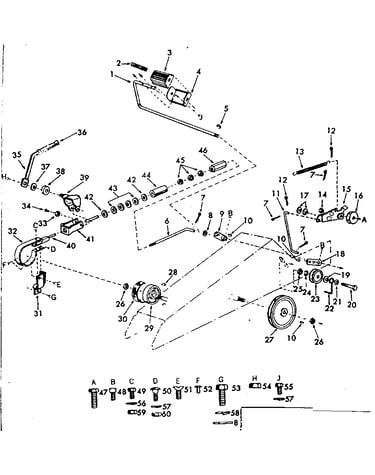 Idler and braking system