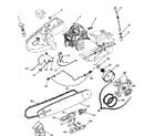 Craftsman 917351451 chain/bar and oil/fuel parts diagram