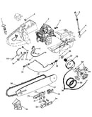 Chain/bar and oil/fuel parts