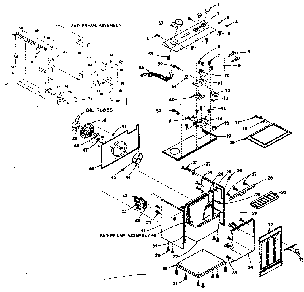 PAD FRAME ASSEMBLY