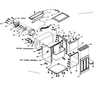 Kenmore 75874252 cabinet assembly diagram