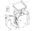 Kenmore 153312510 non-functional replacement parts diagram