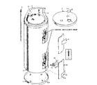 Kenmore 153320010 non-functional replacement parts diagram