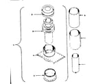 Kenmore 155765140 roof jack and vent diagram